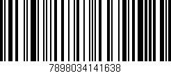 Código de barras (EAN, GTIN, SKU, ISBN): '7898034141638'