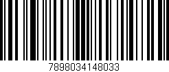 Código de barras (EAN, GTIN, SKU, ISBN): '7898034148033'