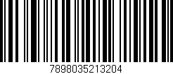 Código de barras (EAN, GTIN, SKU, ISBN): '7898035213204'