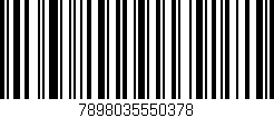 Código de barras (EAN, GTIN, SKU, ISBN): '7898035550378'