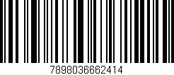 Código de barras (EAN, GTIN, SKU, ISBN): '7898036662414'