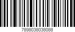 Código de barras (EAN, GTIN, SKU, ISBN): '7898038038088'