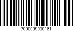 Código de barras (EAN, GTIN, SKU, ISBN): '7898039080161'
