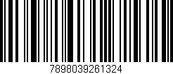 Código de barras (EAN, GTIN, SKU, ISBN): '7898039261324'