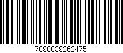 Código de barras (EAN, GTIN, SKU, ISBN): '7898039262475'