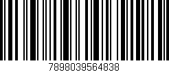 Código de barras (EAN, GTIN, SKU, ISBN): '7898039564838'