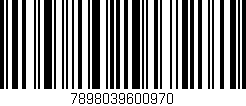 Código de barras (EAN, GTIN, SKU, ISBN): '7898039600970'