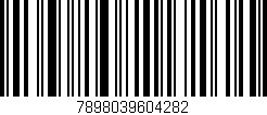 Código de barras (EAN, GTIN, SKU, ISBN): '7898039604282'