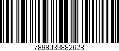 Código de barras (EAN, GTIN, SKU, ISBN): '7898039882628'