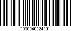 Código de barras (EAN, GTIN, SKU, ISBN): '7898040324391'