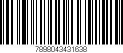 Código de barras (EAN, GTIN, SKU, ISBN): '7898043431638'