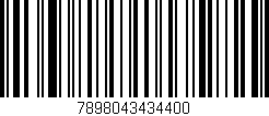Código de barras (EAN, GTIN, SKU, ISBN): '7898043434400'