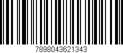 Código de barras (EAN, GTIN, SKU, ISBN): '7898043621343'