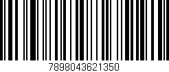 Código de barras (EAN, GTIN, SKU, ISBN): '7898043621350'