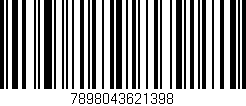 Código de barras (EAN, GTIN, SKU, ISBN): '7898043621398'