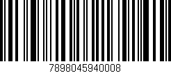 Código de barras (EAN, GTIN, SKU, ISBN): '7898045940008'