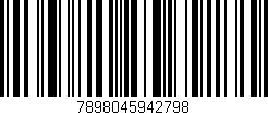Código de barras (EAN, GTIN, SKU, ISBN): '7898045942798'