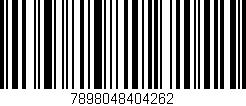 Código de barras (EAN, GTIN, SKU, ISBN): '7898048404262'