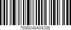 Código de barras (EAN, GTIN, SKU, ISBN): '7898048404286'
