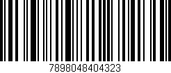 Código de barras (EAN, GTIN, SKU, ISBN): '7898048404323'