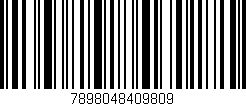 Código de barras (EAN, GTIN, SKU, ISBN): '7898048409809'