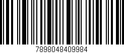 Código de barras (EAN, GTIN, SKU, ISBN): '7898048409984'