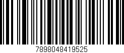 Código de barras (EAN, GTIN, SKU, ISBN): '7898048419525'
