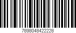 Código de barras (EAN, GTIN, SKU, ISBN): '7898048422228'