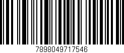 Código de barras (EAN, GTIN, SKU, ISBN): '7898049717546'