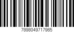 Código de barras (EAN, GTIN, SKU, ISBN): '7898049717965'