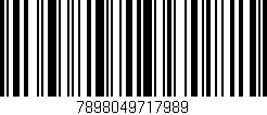 Código de barras (EAN, GTIN, SKU, ISBN): '7898049717989'