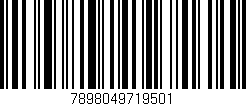 Código de barras (EAN, GTIN, SKU, ISBN): '7898049719501'