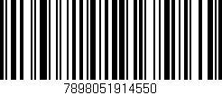 Código de barras (EAN, GTIN, SKU, ISBN): '7898051914550'