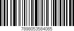 Código de barras (EAN, GTIN, SKU, ISBN): '7898053584065'