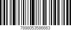 Código de barras (EAN, GTIN, SKU, ISBN): '7898053586663'