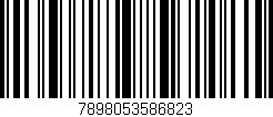 Código de barras (EAN, GTIN, SKU, ISBN): '7898053586823'