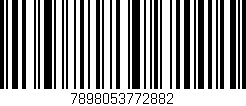 Código de barras (EAN, GTIN, SKU, ISBN): '7898053772882'