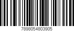 Código de barras (EAN, GTIN, SKU, ISBN): '7898054803905'