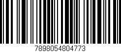 Código de barras (EAN, GTIN, SKU, ISBN): '7898054804773'