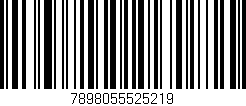 Código de barras (EAN, GTIN, SKU, ISBN): '7898055525219'