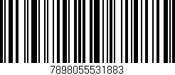 Código de barras (EAN, GTIN, SKU, ISBN): '7898055531883'