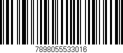 Código de barras (EAN, GTIN, SKU, ISBN): '7898055533016'