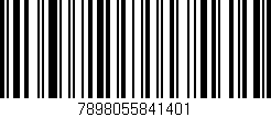 Código de barras (EAN, GTIN, SKU, ISBN): '7898055841401'