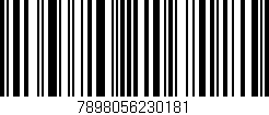 Código de barras (EAN, GTIN, SKU, ISBN): '7898056230181'