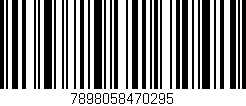 Código de barras (EAN, GTIN, SKU, ISBN): '7898058470295'