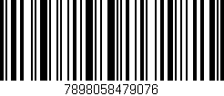 Código de barras (EAN, GTIN, SKU, ISBN): '7898058479076'