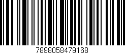 Código de barras (EAN, GTIN, SKU, ISBN): '7898058479168'