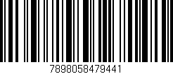 Código de barras (EAN, GTIN, SKU, ISBN): '7898058479441'