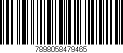 Código de barras (EAN, GTIN, SKU, ISBN): '7898058479465'