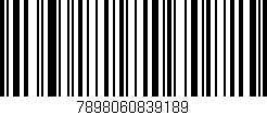 Código de barras (EAN, GTIN, SKU, ISBN): '7898060839189'